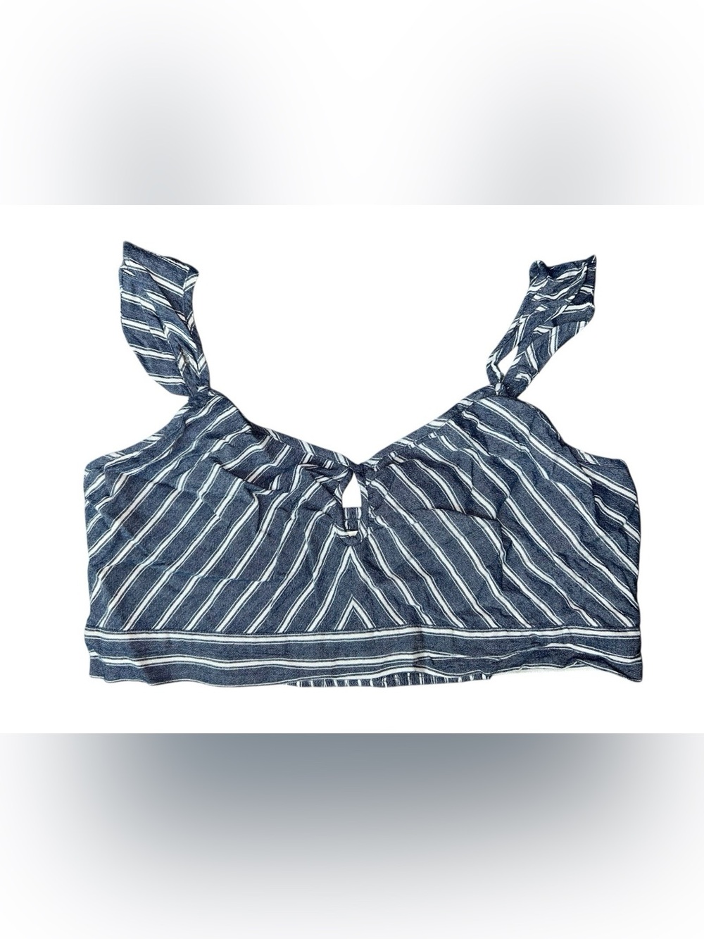 American Eagle Outfitters XL Boho Crop Top Ruffled Indie Festival Strappy